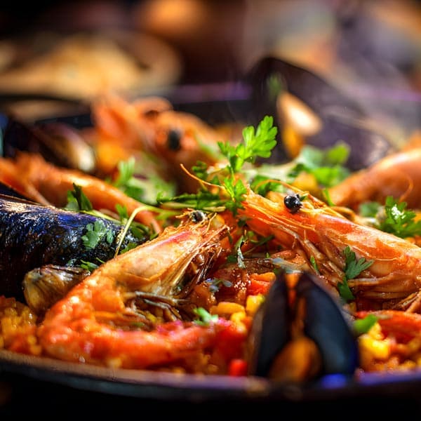 Paella a la parrilla